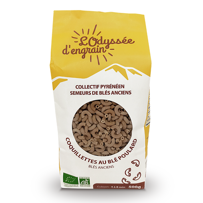 Sachet de 500g de coquillettes de blé Poulard