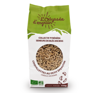 Coquillettes de petit épeautre en sachet de 500 g