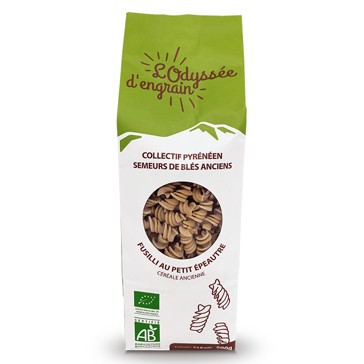 Sachet de 500g de Fusilli de Petit épeautre
