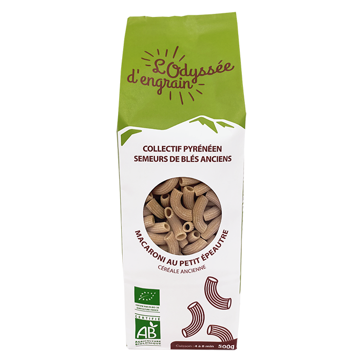 Macaronis au petit épeautre sachet 500g