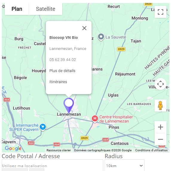 exemple de carte interactive